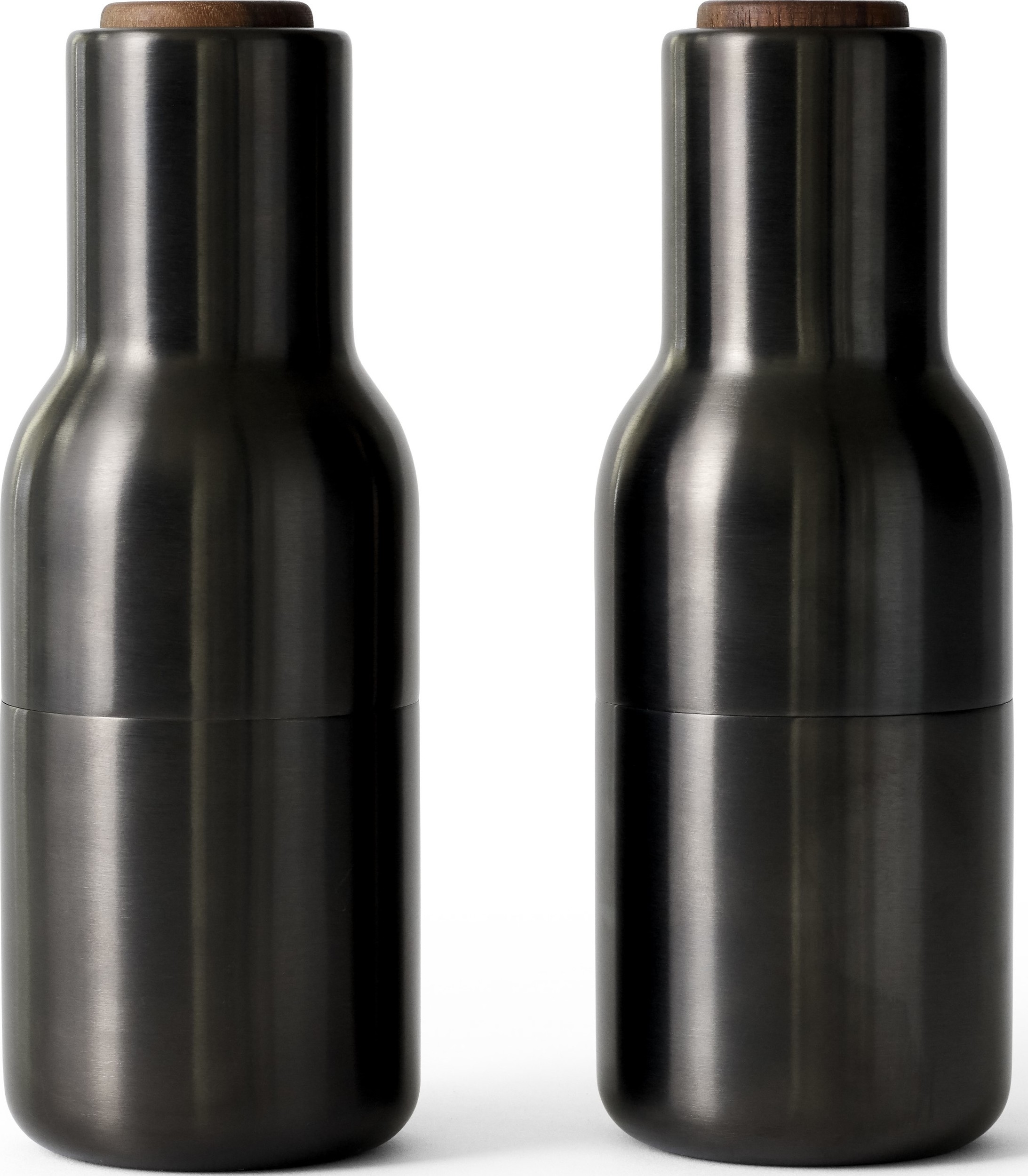 Salz- und Pfeffermühlen Bottle Grinder Pfeffer-, Salz- Oder Gewürzmühlen Gebräuntes Messing 2 St.