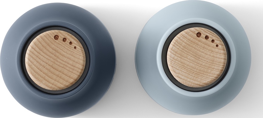 Bottle Μύλοι Αλατοπίπερου, μικροί, μαύρο και κρεμ, 2 τμχ