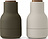 Bottle Pepper and salt grinders small green and beige 2 pcs