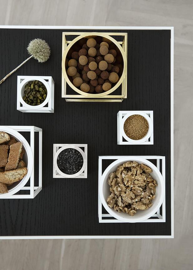 By Lassen Posodica mini na stojalu, medeninasta