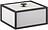 Caja de almacenaje Frame 14, gris claro