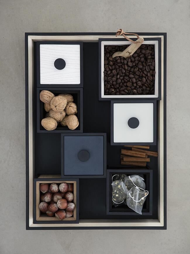 Caja de Almacenamiento Frame 10, gris claro