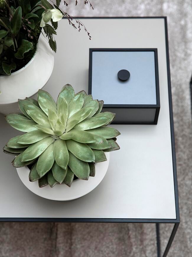 Caja de almacenaje Frame 14, gris claro