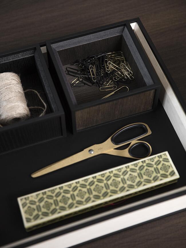 Caja de almacenaje Frame 14, gris claro