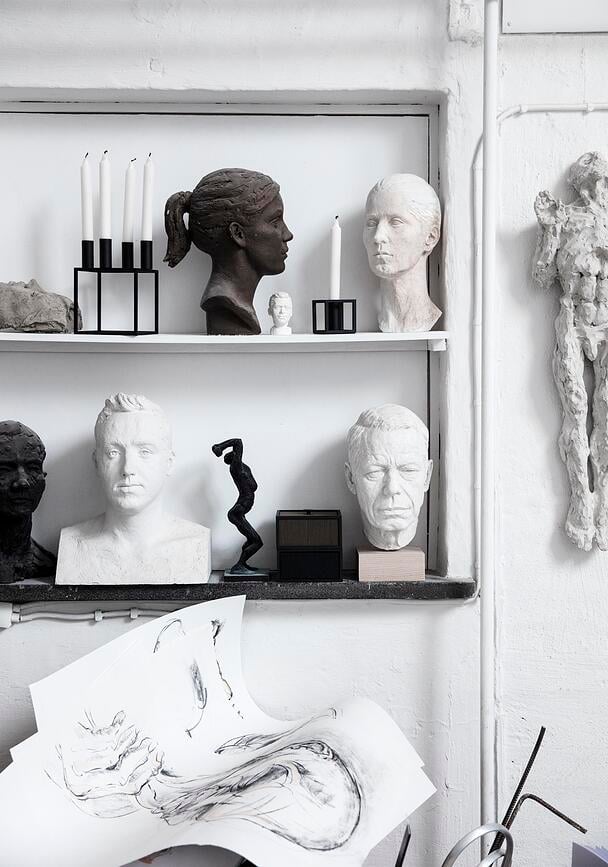 Caja de almacenaje Frame 14, gris claro