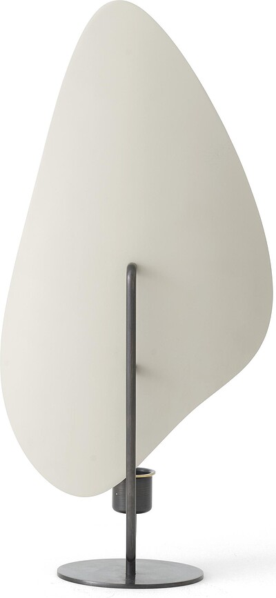 Candelabro para vela clásica Flambeau, 34 cm, gris