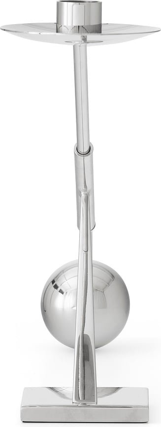 Candelabro para vela clásica Interconnect, 42,5 cm, marrón