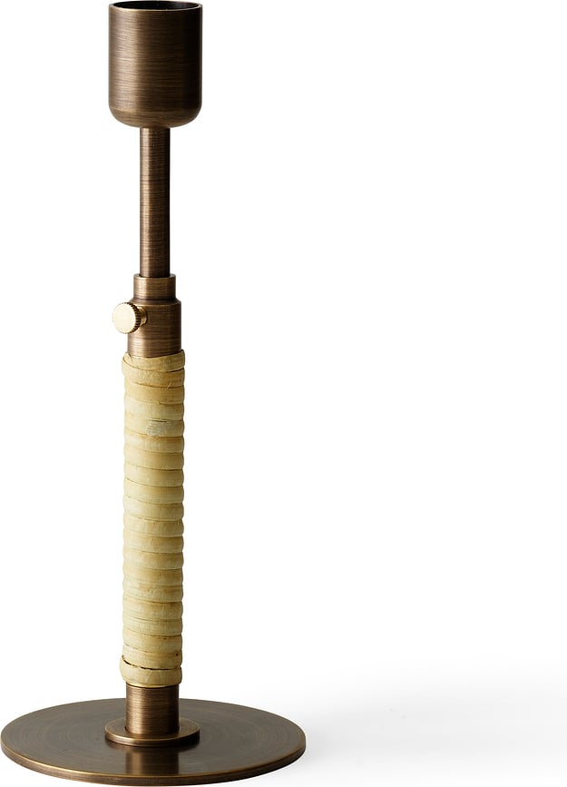 Candelabro de latón pulido Duca