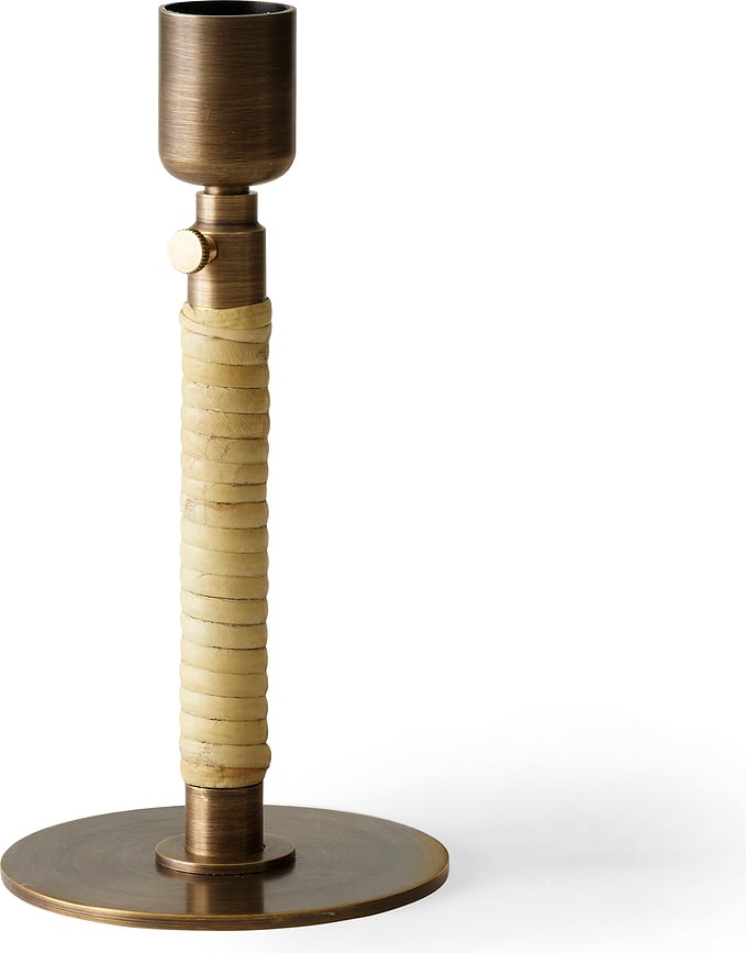 Candelabro de latón pulido Duca