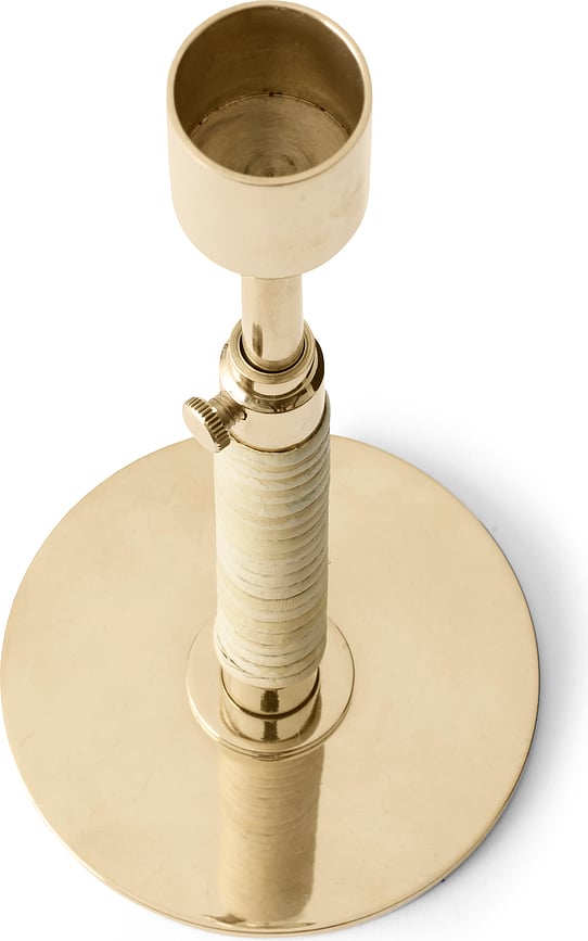 Candelabro de latón pulido Duca