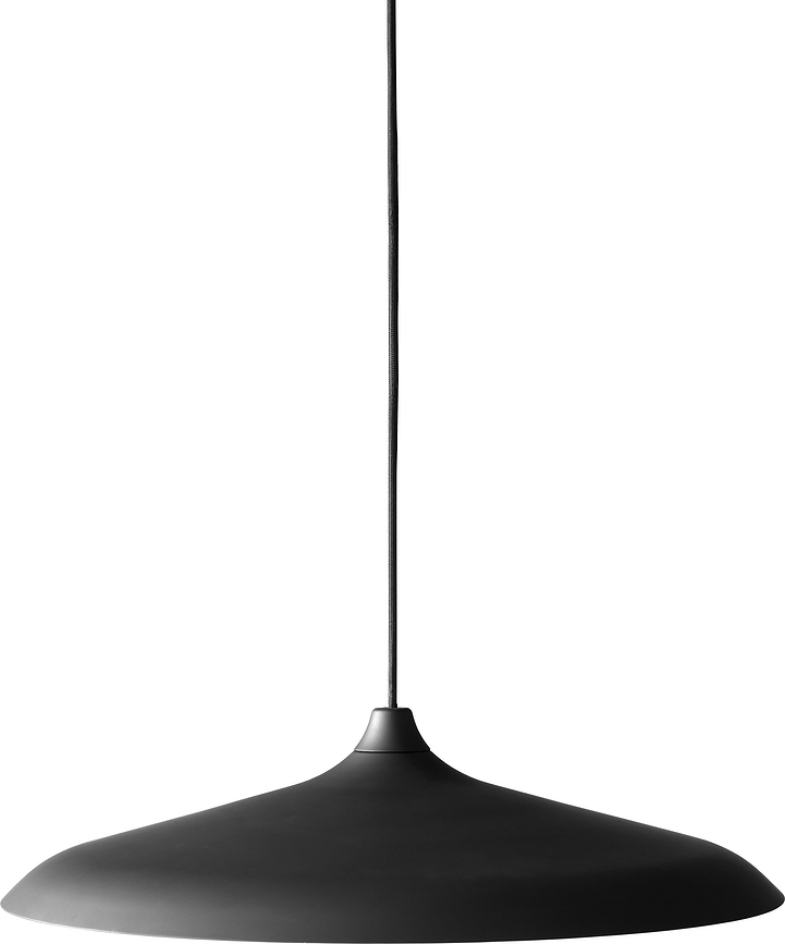 Circular Viseča svetilka, 55 cm, črna