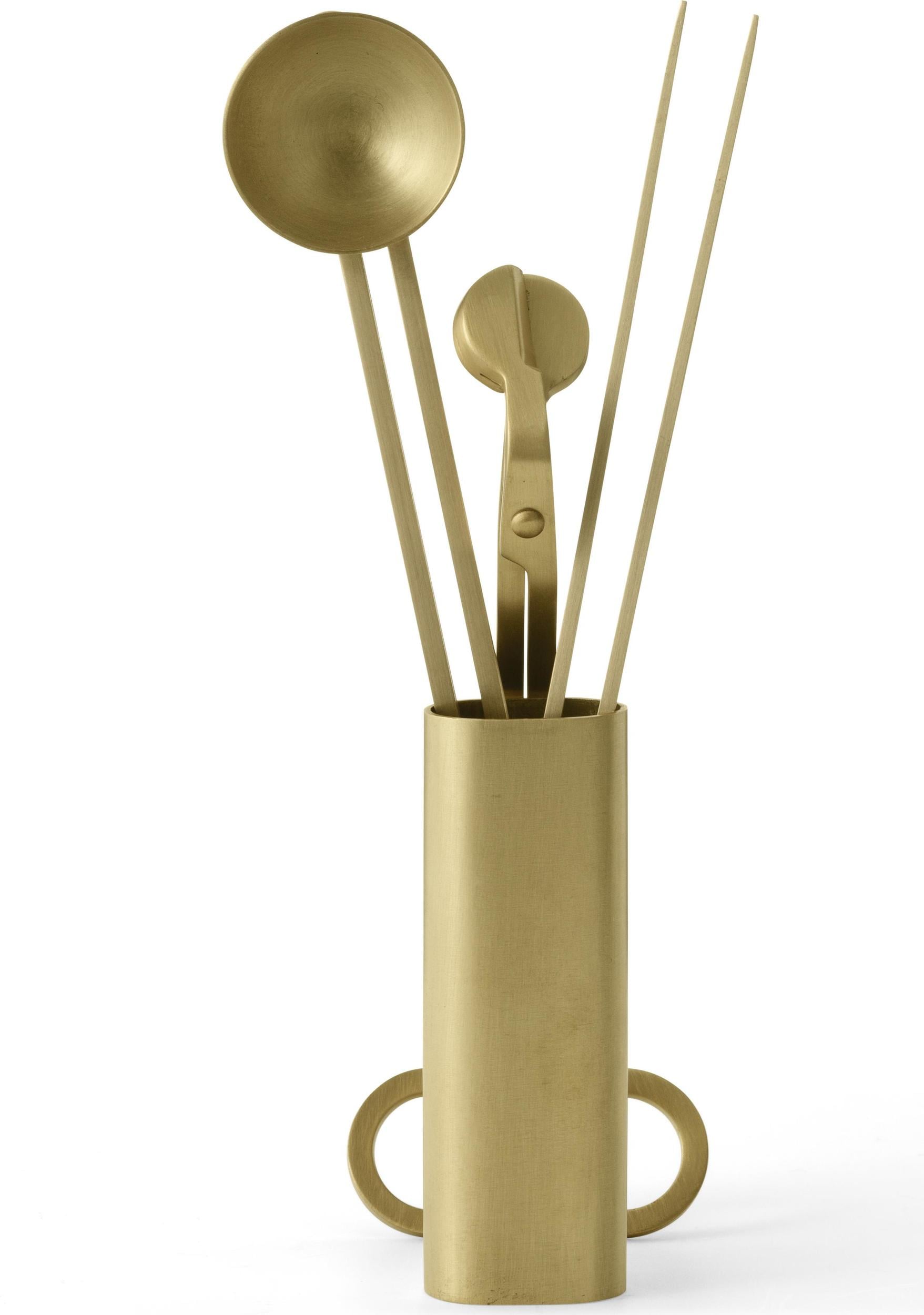 Clip Accessoires für Kerzen Messing 4 El.