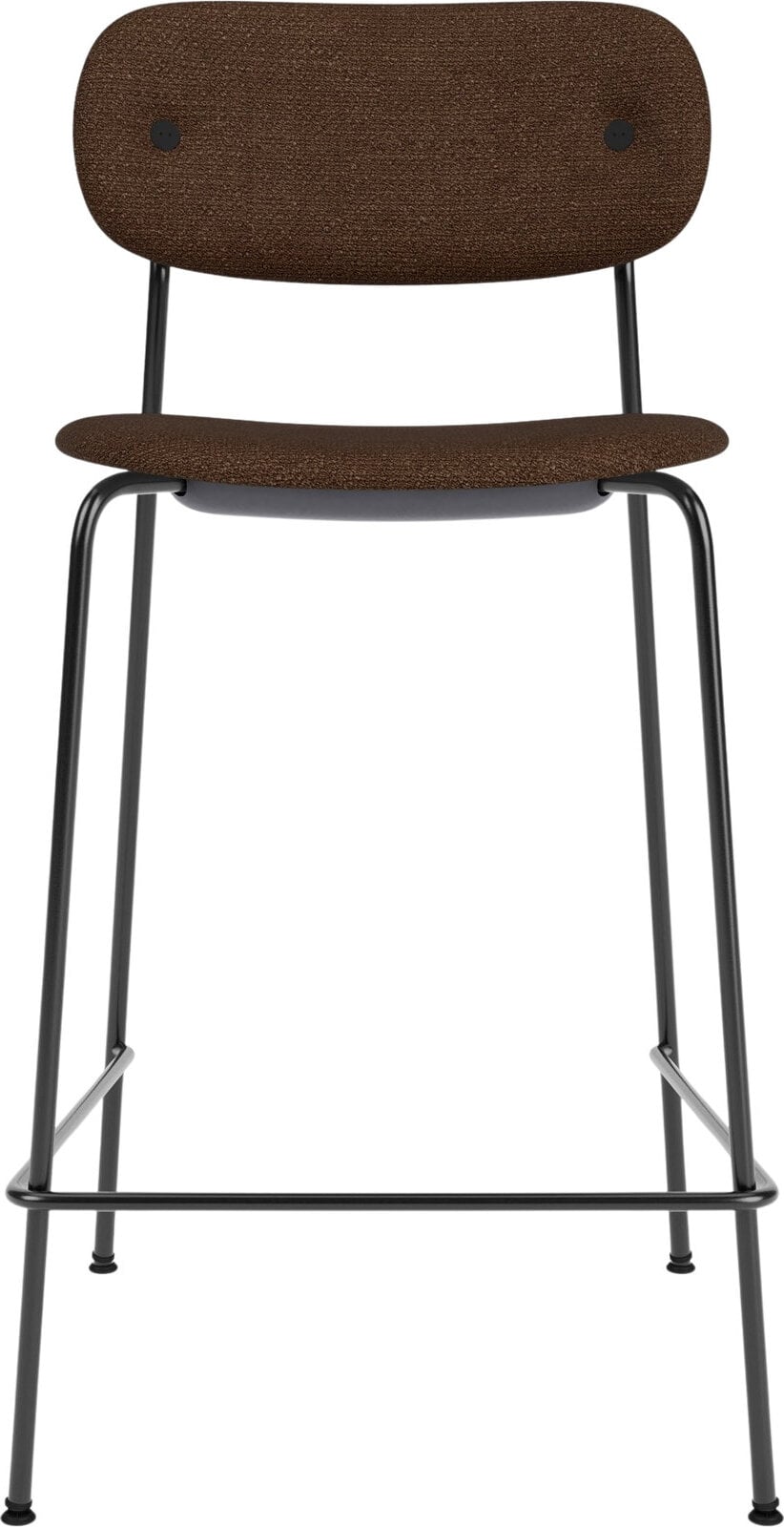 Co Barhocker 68,5 cm, gepolstert, Bouclé braun