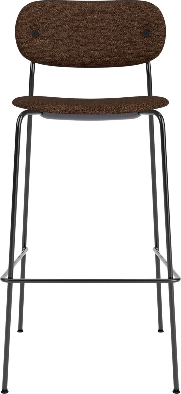 Co Barhocker 78,5 cm, gepolstert, Bouclé braun