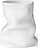 Collapse vase 20 cm, hvid