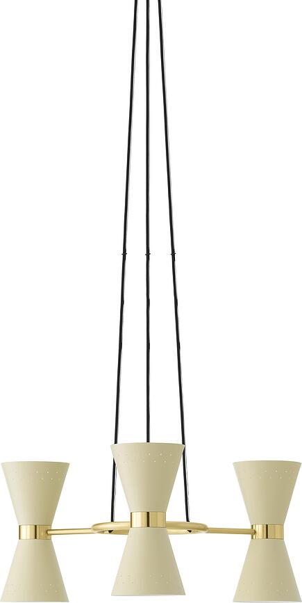 Collector Πολυέλαιος τρίφωτος, κρεμ