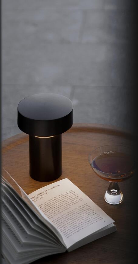 Column Lampe de Table sans fil, en aluminium