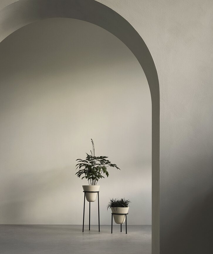 Daiza Pot de fleurs sur pied, 25 x 65 cm