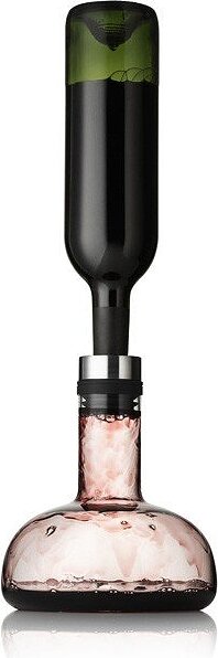 Decantador de Vino aireador Menu, tapón dorado