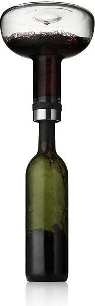 Decantador de Vino aireador Menu, tapón dorado