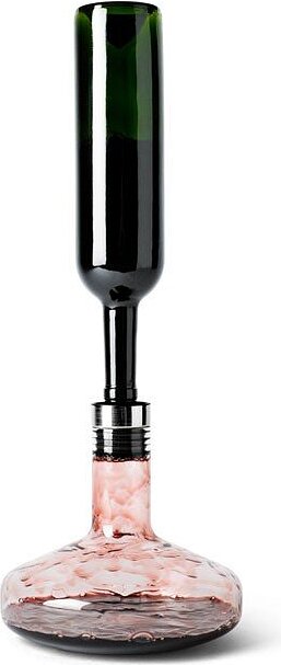 Deluxe Karafa za vino z aeratorjem, jeklena