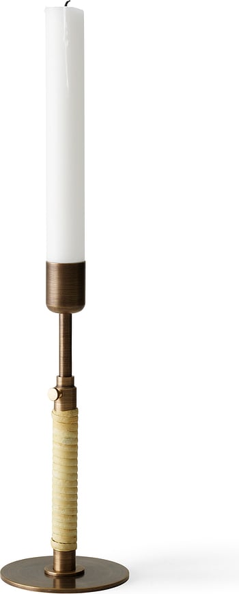 Duca Candlestick bronzed brass