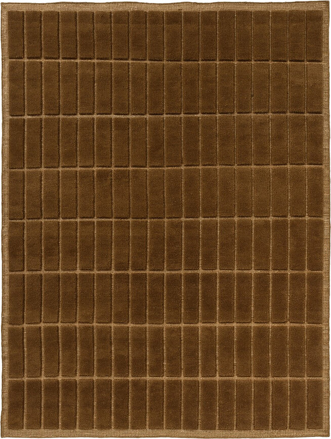 Dywan Tile 170 x 240 cm ciepły brąz