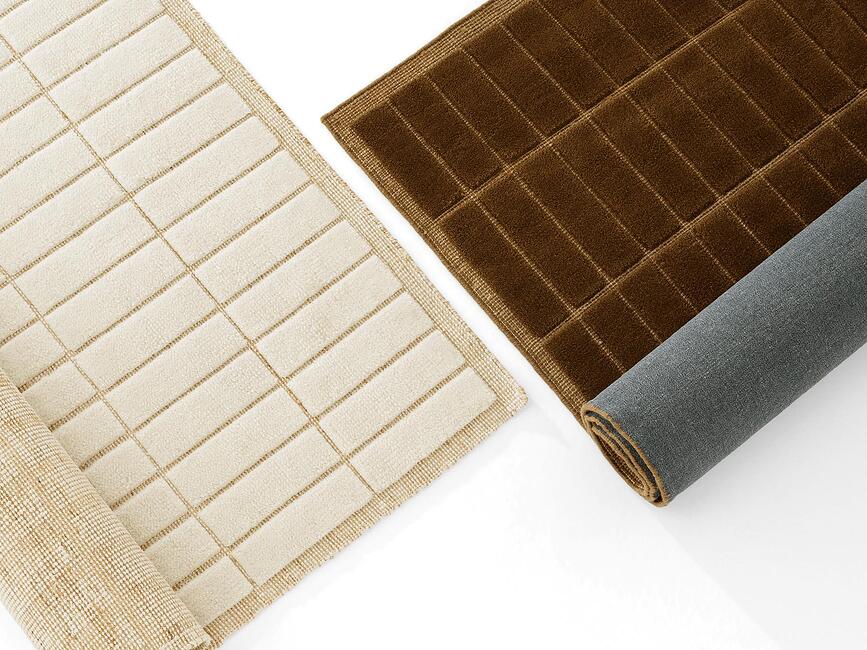 Dywan Tile 170 x 240 cm kość słoniowa