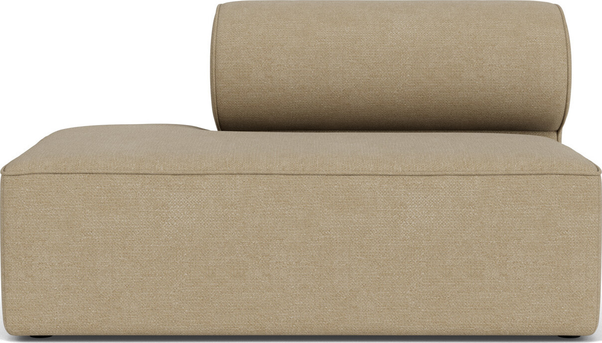 Eave Bouclé Linkes Endelement für Modulsofa 86 x 129 cm beige
