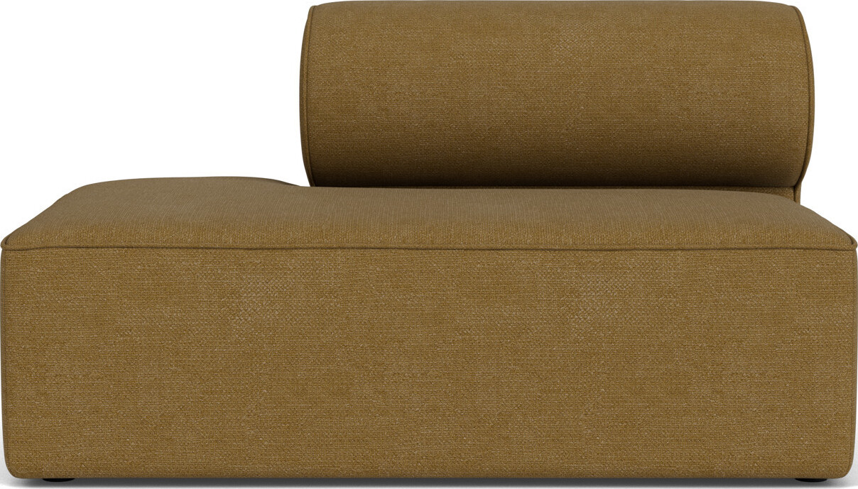 Eave Bouclé Linkes Endelement für Modulsofa 86 x 129 cm braun