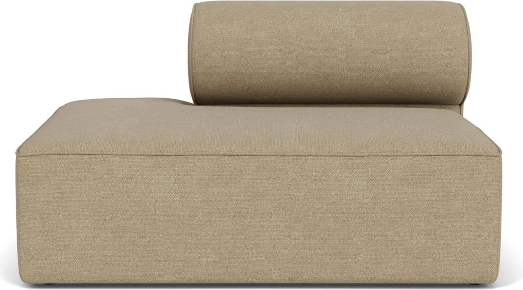 Eave Bouclé Linkes Endelement für Modulsofa 96 x 144 cm beige