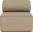 Eave Bouclé Mittelelement Modulsofa 75 x 86 cm beige