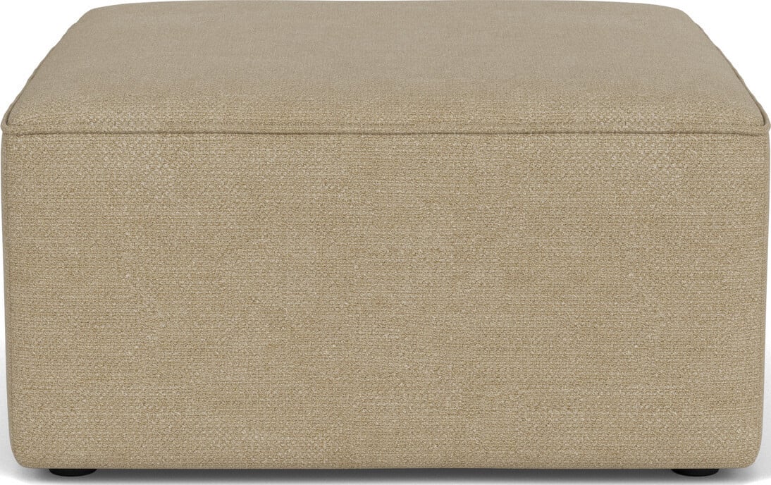 Eave Bouclé Modulsofa-Hocker 75 x 75 cm beige