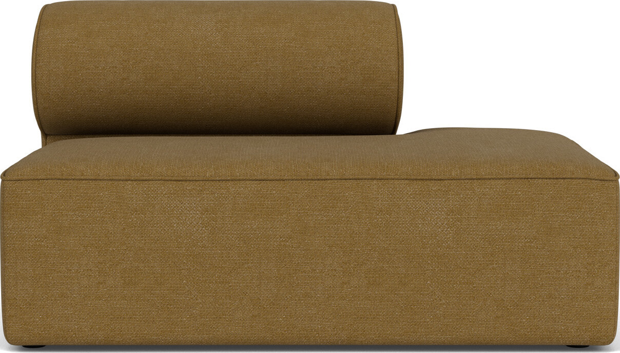 Eave Bouclé Rechtes Modulsofa-Endelement 86 x 129 cm braun