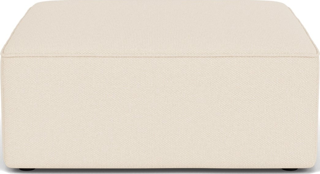 Eave Modulsofa-Hocker 96 x 96 cm cremefarbig