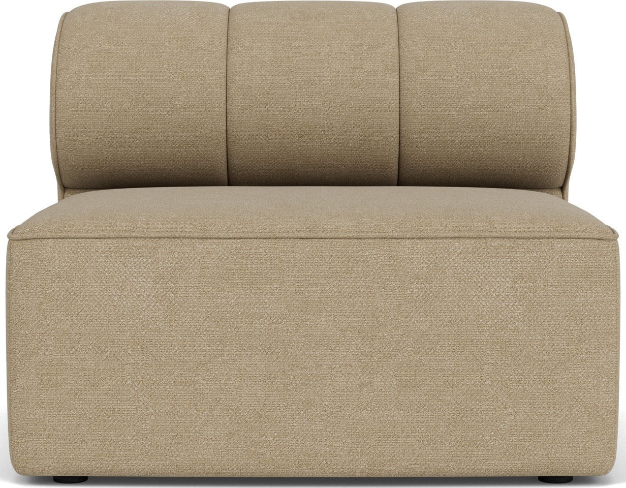Eave Seamline Bouclé Mittelelement Modulsofa 86 x 86 cm beige