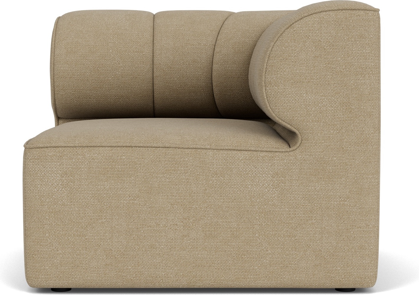 Eave Seamline Bouclé Rechtes Eckmodul 86 x 86 cm beige