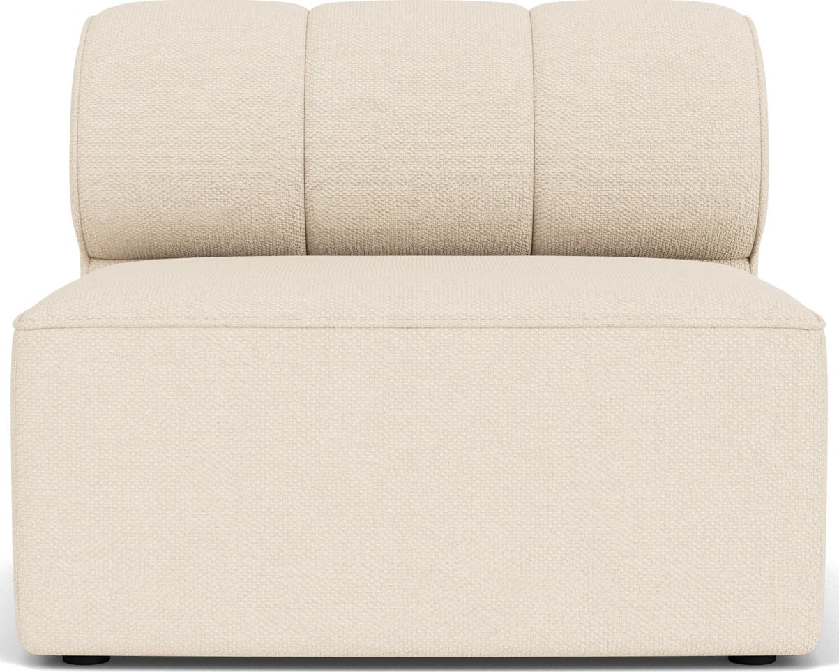 Eave Seamline Mittelelement Modulsofa 86 x 86 cm cremefarbig