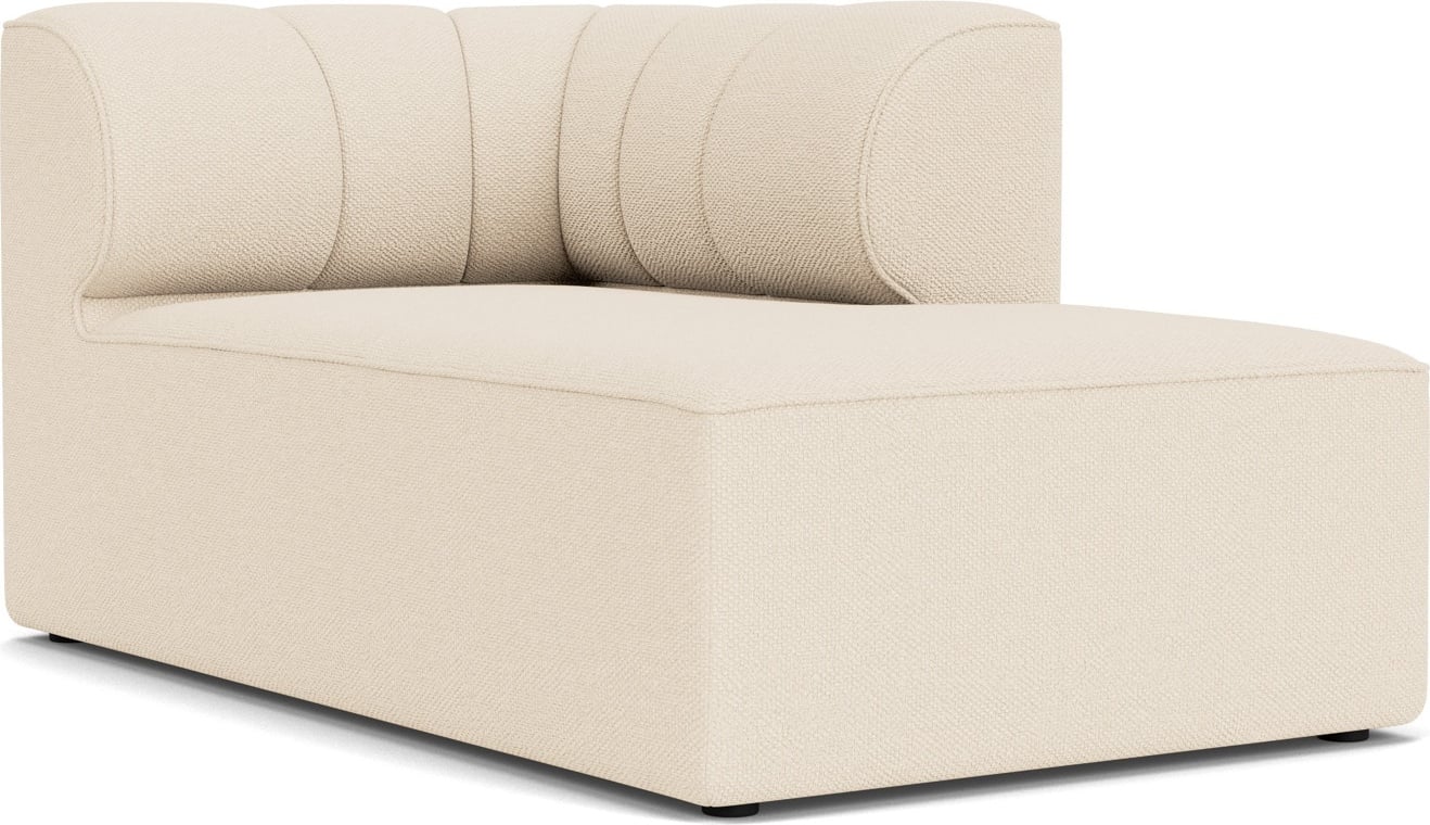 Eave Seamline Modulsofa Chaiselongue rechts 86 x 142 cm cremefarbig