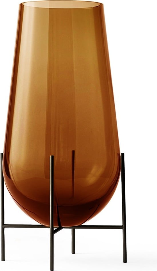 Échasse Vase 28 cm bernsteinfarben