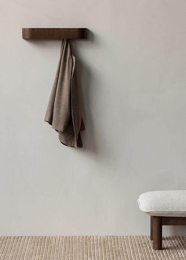 Epoch Porte-manteau mural, 50 cm, chêne naturel