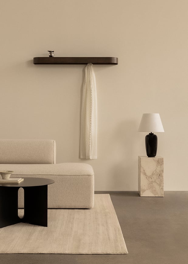 Epoch Portemanteau avec Étagère, 118 cm, chêne foncé