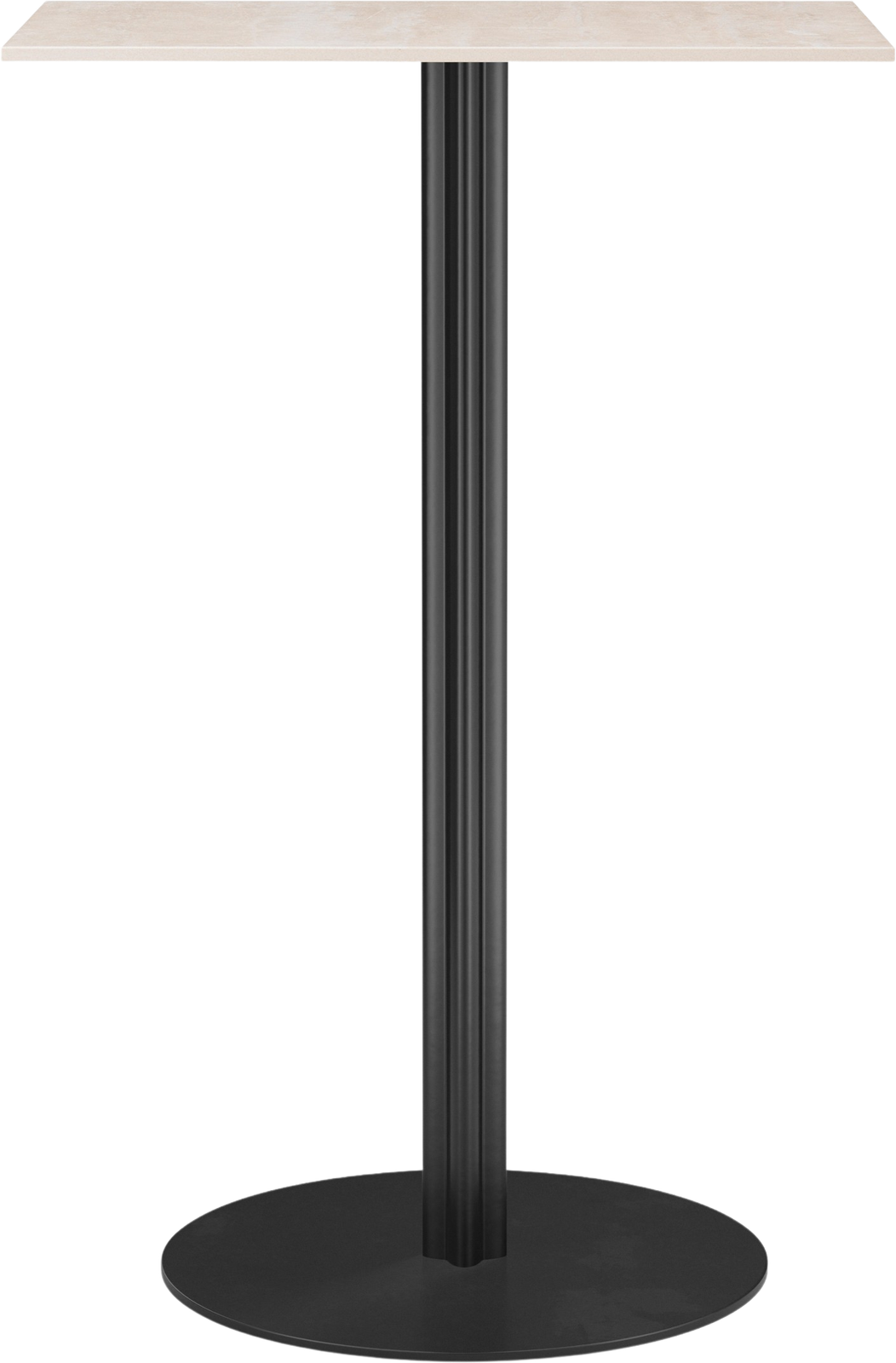 Harbour Column Ceramic Bartisch, quadratisch, 103 cm