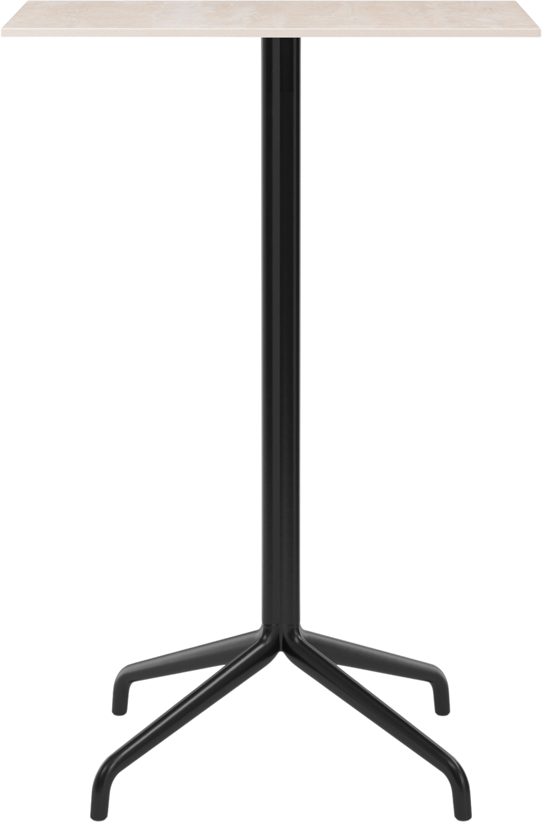 Harbour Column Star Base Bartisch, quadratisch 103 cm, Keramik
