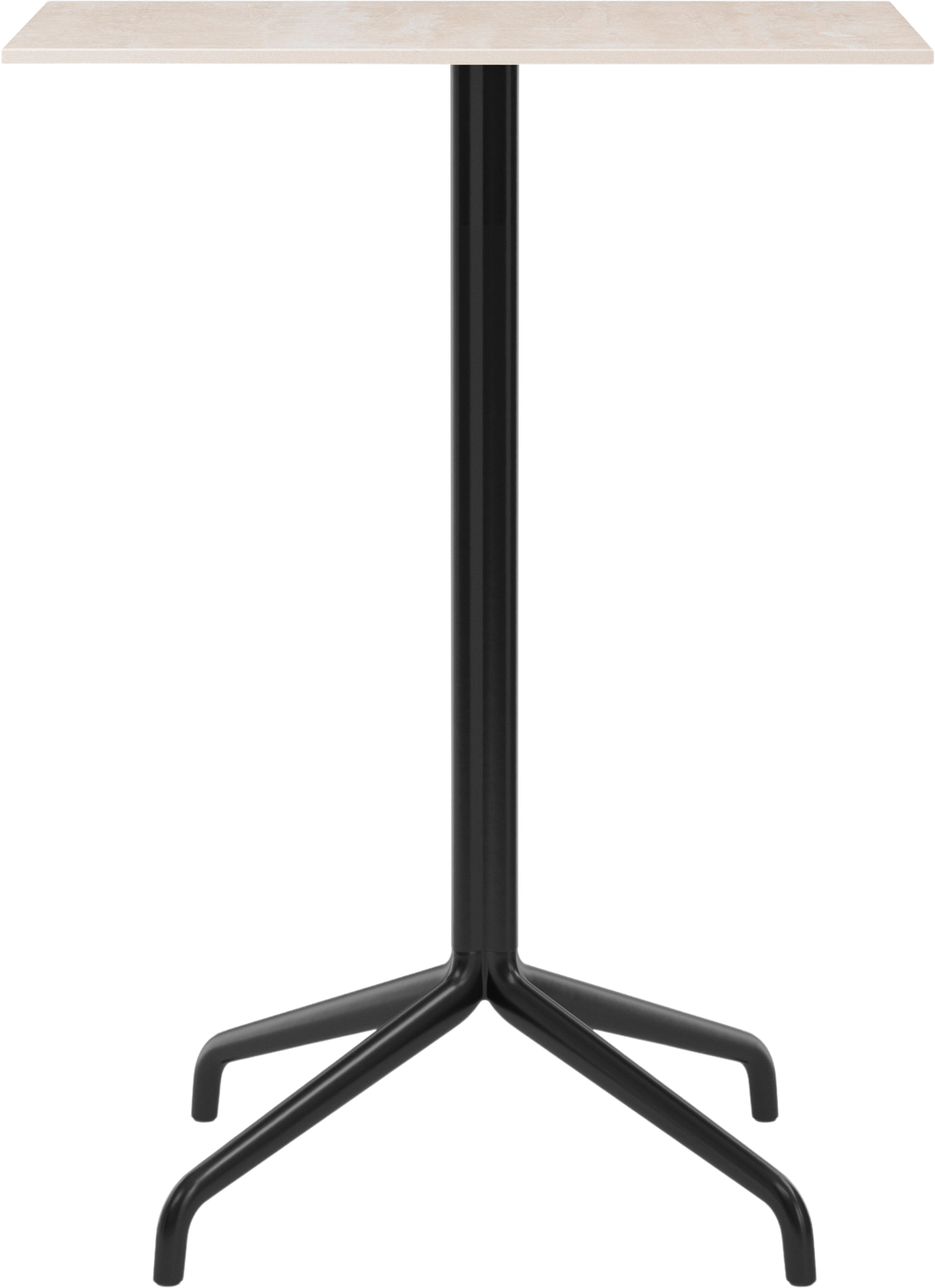 Harbour Column Star Base Bartisch, quadratisch, 93 cm, Keramik