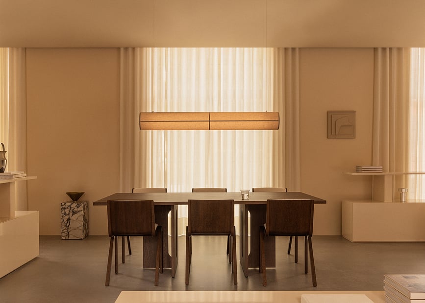 Hashira Viseća Lampa 140 cm bež