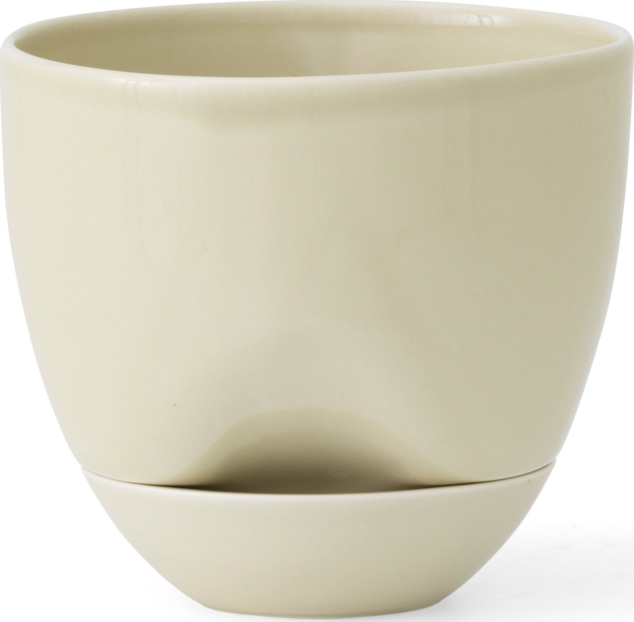 Hydrous Selbstbewässernder Blumentopf 12 cm beige