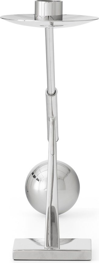 Interconnect Svečnik za klasično svečo, 42,5 cm, rjav