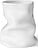 Jarrón Collapse 20 cm, blanco