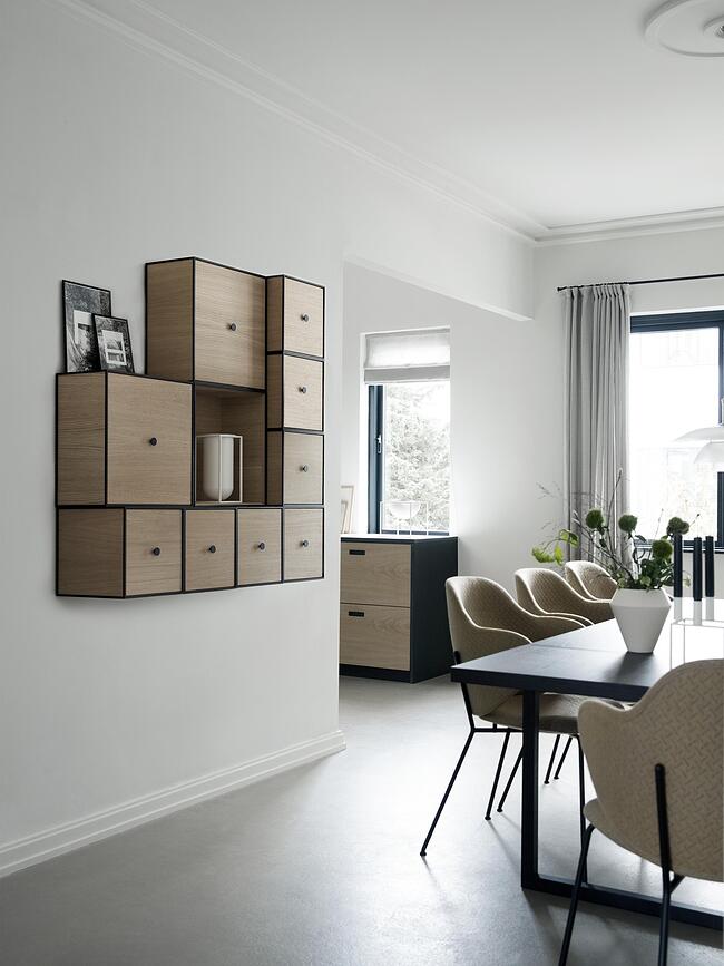 Jarrón Kubus Lily, 20 cm, blanco